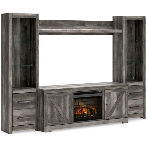 Wynnlow 4-Piece Entertainment Center with Electric Fireplace image