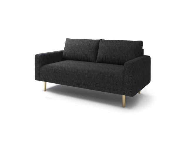 ELVERUM Loveseat, Black