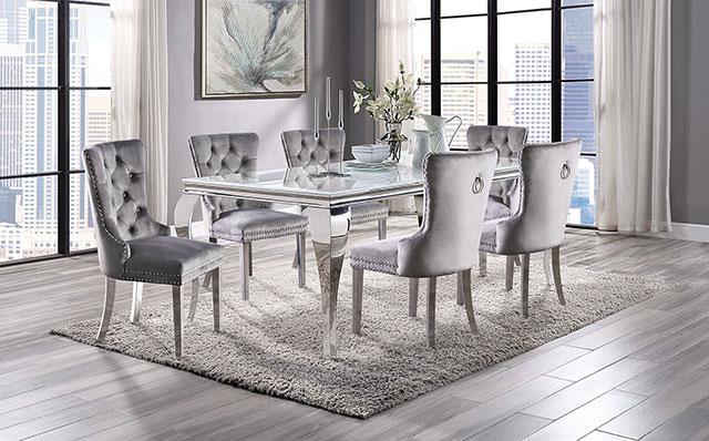 NEUVEVILLE Dining Table, White