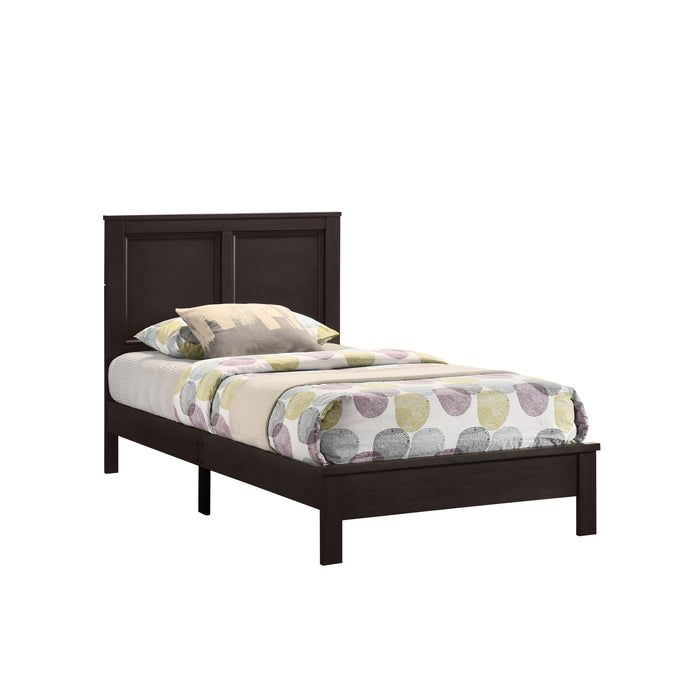 ARIES 3/3 T PANEL BED-HB/FB/RAILS-MERLOT image