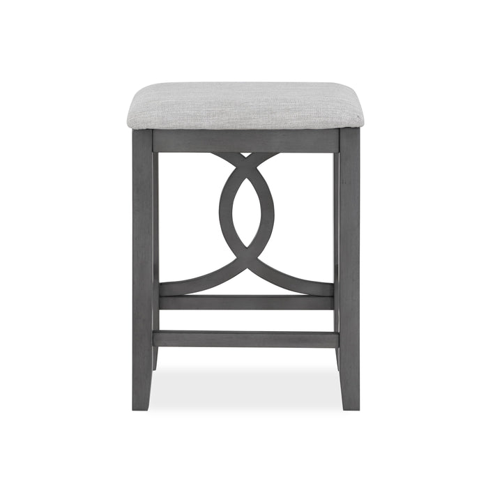 BELLA COUNTER  TABLE & 2 STOOLS-GRAY