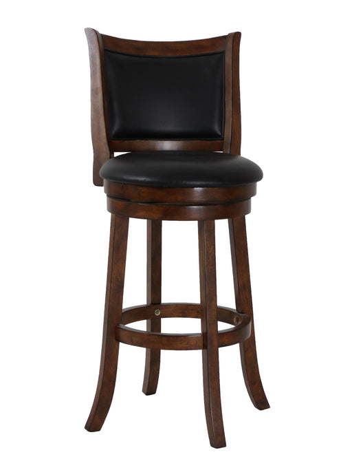 BRISTOL 29" BAR STOOL-DK BROWN W/PU SEAT image