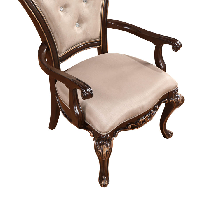 CONSTANTINE ARM CHAIR-CHERRY (2 PER CARTON)