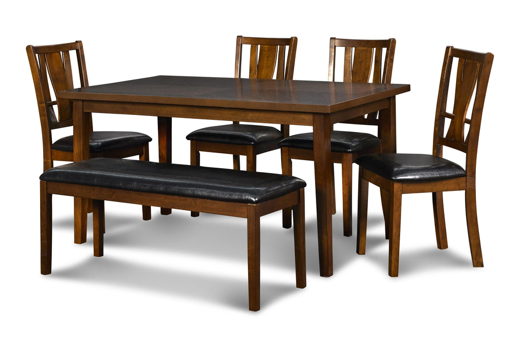 DIXON STD DINING 6 PC SET-DK ESPRESSO image