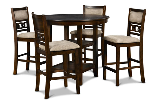 GIA ROUND COUNTER DINING 5 PC SET - CHERRY image