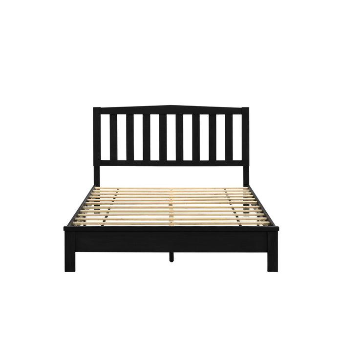 LEO 4/6 F SLAT BED-HB/FB/RAILS-BLACK