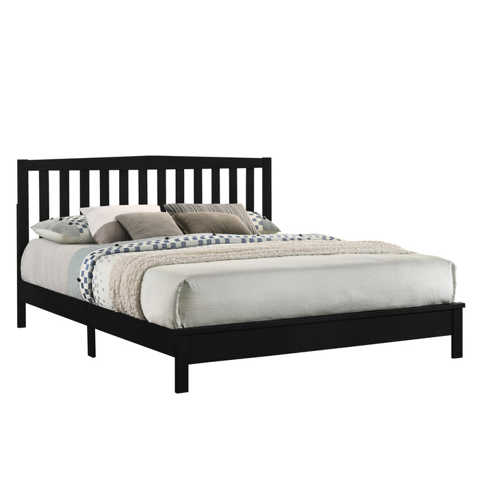 LEO 5/0 Q SLAT BED-HB/FB/RAILS-BLACK image