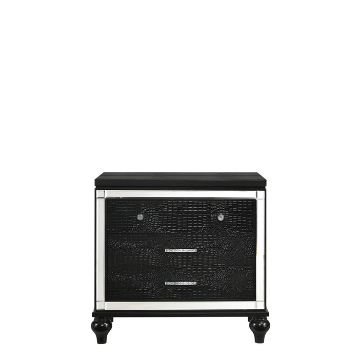 VALENTINO NIGHTSTAND-BLACK