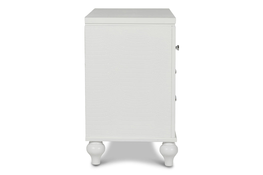 VALENTINO NIGHTSTAND-WHITE