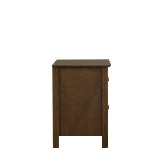 ZODIAC 2 DRAWER NIGHTSTAND-NATURAL